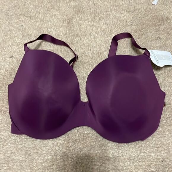 Le Mystère Purple T Shirt Bra 34F New Retails $68 - Picture 3 of 8